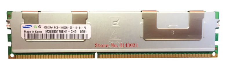 Samsung DDR3 4 ГБ 8 ГБ 16 ГБ Серверная память 1066 1333 МГц ECC REG DDR3 PC3-10600R 8500R Register RIMM RAM X58 X79 материнская плата