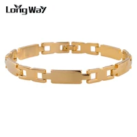 longway most charming costume jewelry women golden bracelet copper material up coming mothers day sbr140182