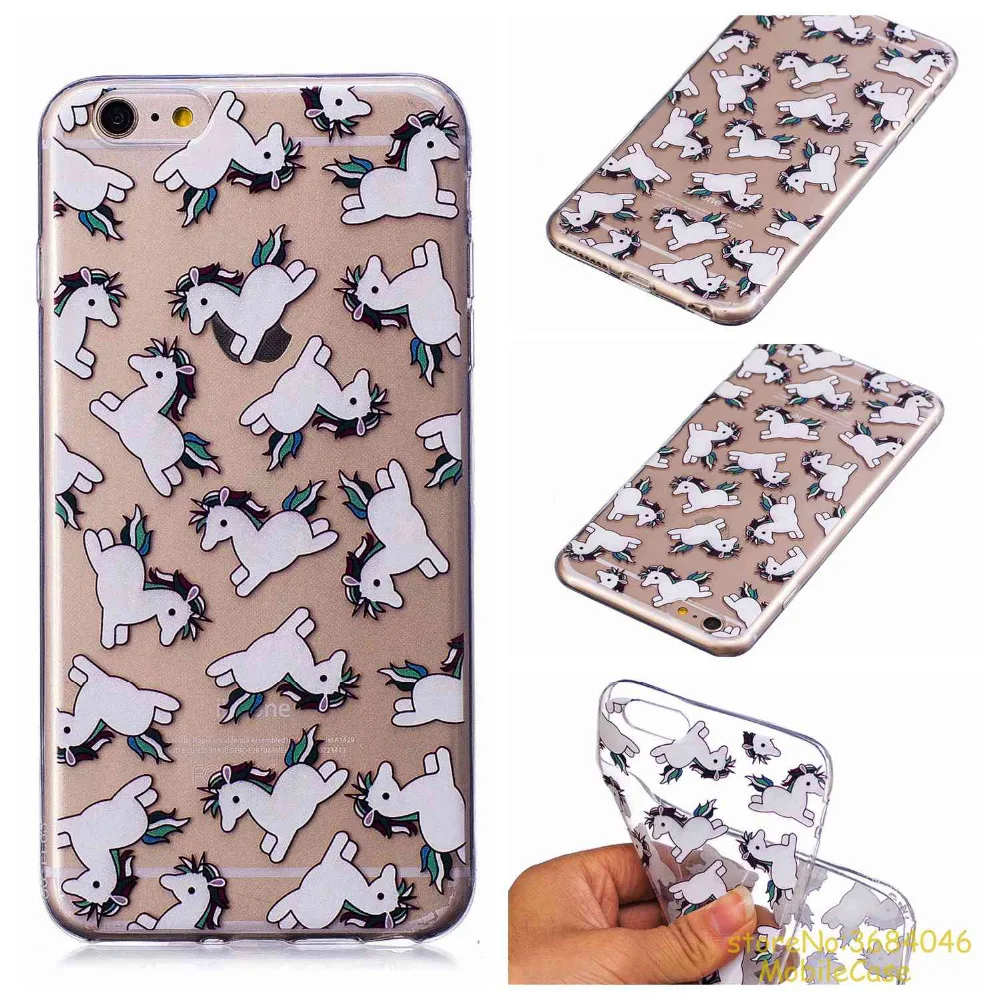 Мягкий ТПУ силиконовый чехол для apple iphone 6 S телефона кактус Кот мультфильм арбуз