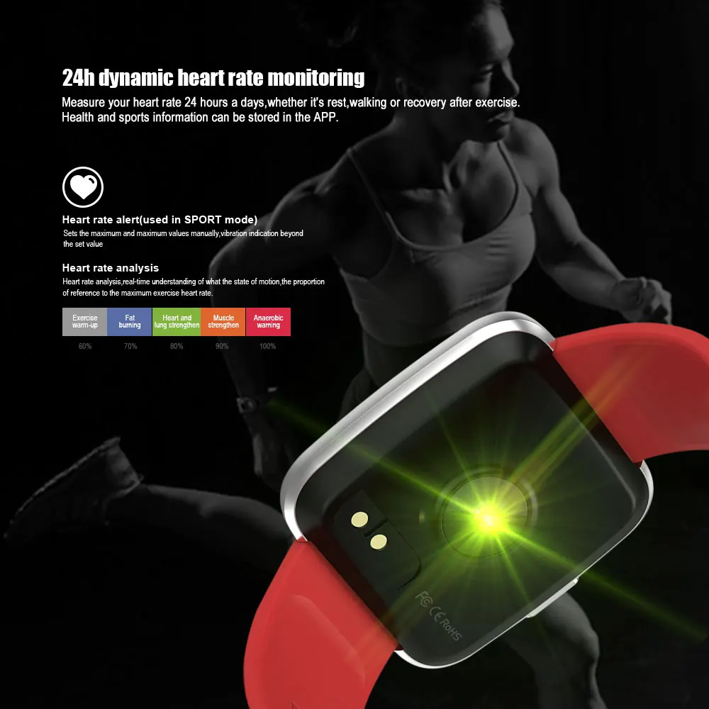 Смарт-часы VERYFiTEK Y7, измеритель артериального давления, пульсометр, фитнес-трекер, водонепроницаемые женские и мужские часы, умные часы для Android IOS