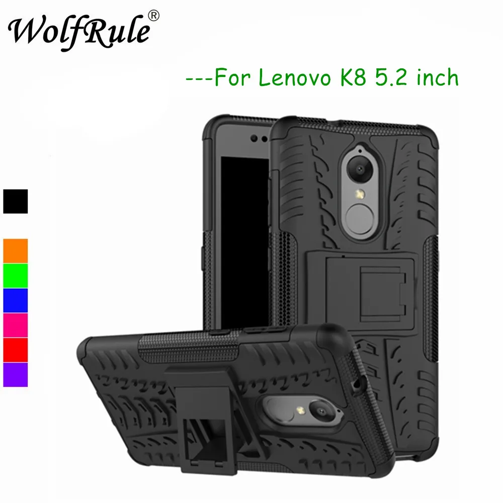 

Чехол WolfRule lenovo K8, двухслойный защитный чехол для Lenovo K8, чехол из силикона и ТПУ, Оригинальный чехол для Lenovo Vibe K8 Funda 5,2"