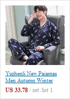 Yuzhenli, мужские пижамы, весна-осень, пижама с длинным рукавом, хлопок, в клетку, кардиган, пижама, для мужчин, для отдыха, пижамные комплекты, плюс размер, 3XL