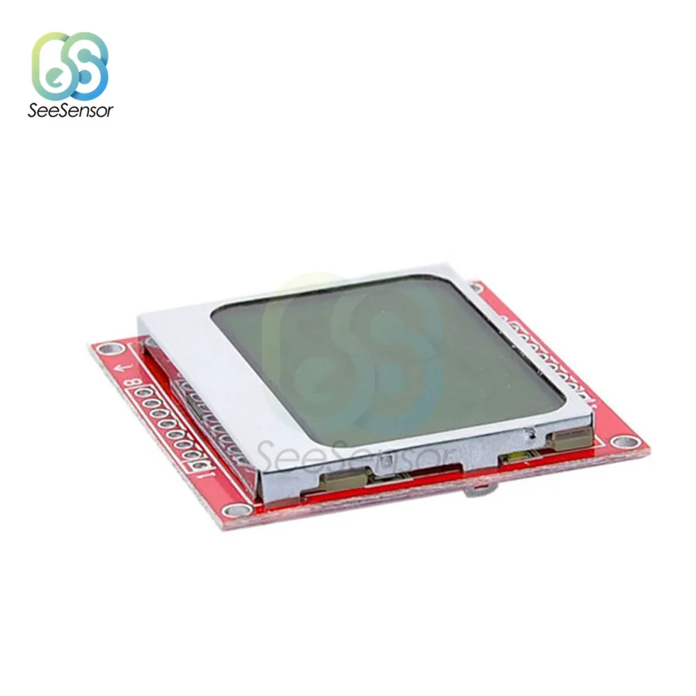 Умная электроника ЖК модуль монитор с белой подсветкой адаптер PCB 84*48 84x84 Nokia 5110