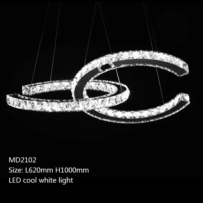 Cool White Light С украшением в виде кристаллов светильник ing современный светодиодный с алмазными подвесками, Замшевые женские ботинки светильник фитинг светодиодный хрустальные светильники люстры подвесной светильник капля abajur лампа для Обеденная - Цвет корпуса: Cool White Light
