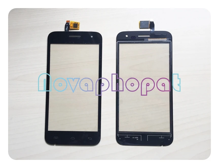 Novaphopat Черный сенсорный экран для Doogee Voyager DG310 DG 310 дигитайзер замена экрана +