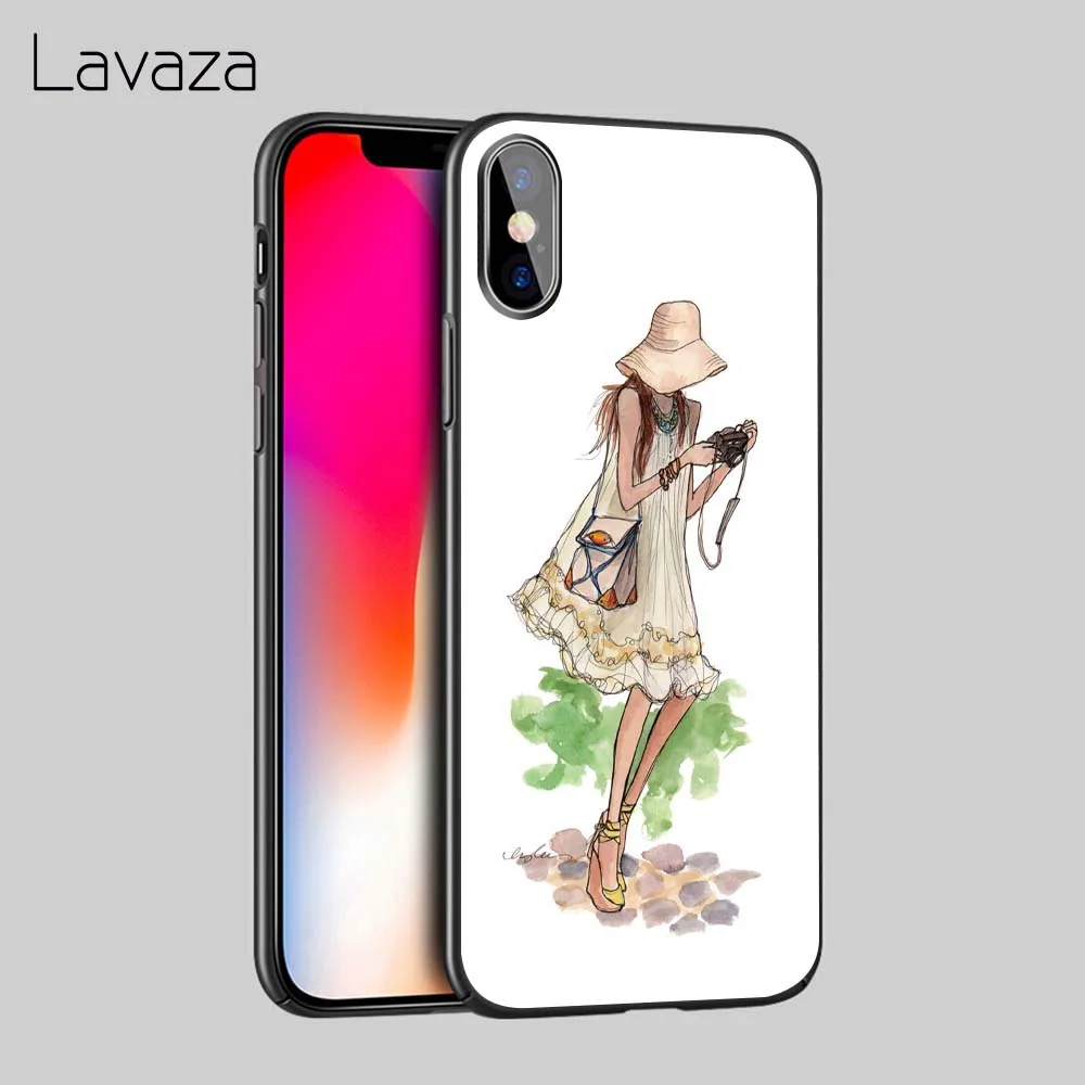 Lavaza VOGUE Рождество принцесса Девушка Мягкий ТПУ чехол для Apple iPhone 6 6S 7 8 Plus 5 5S SE X XS MAX