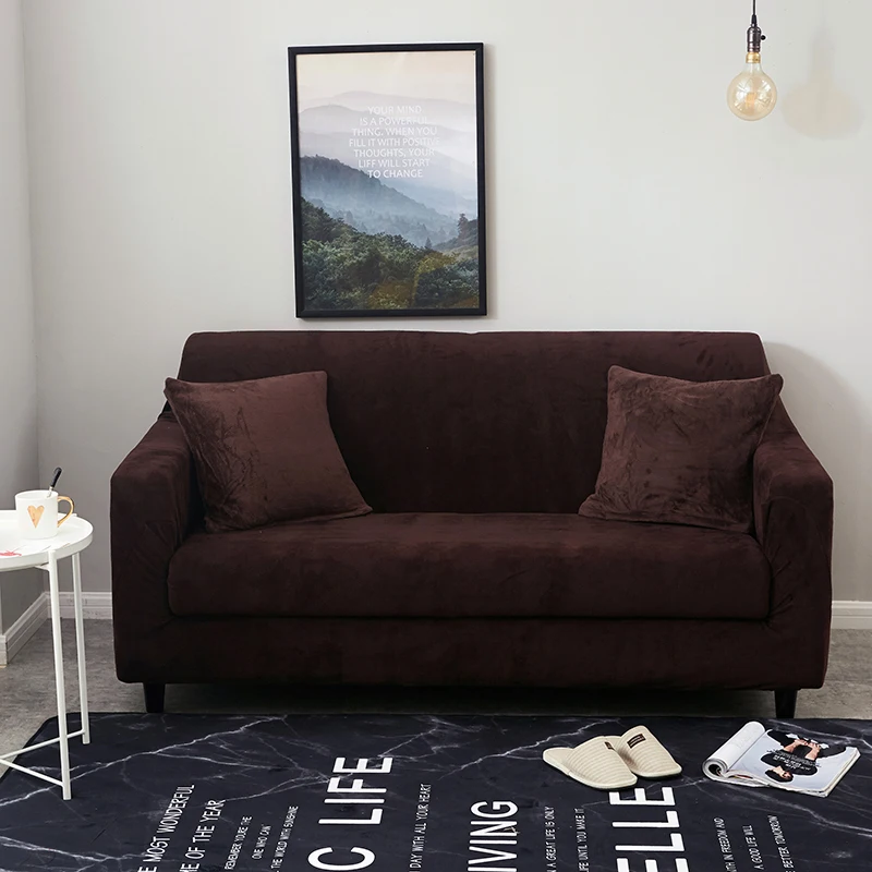 1 шт. плюшевый утолщенный универсальный чехол для дивана универсальные