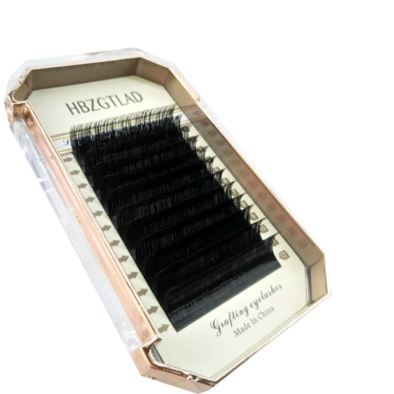 New Automatic Flowering Eyelash Extension Kit Silk Lash Individual Eyelash Flower Eyelashes For building Soft Volume Cilia