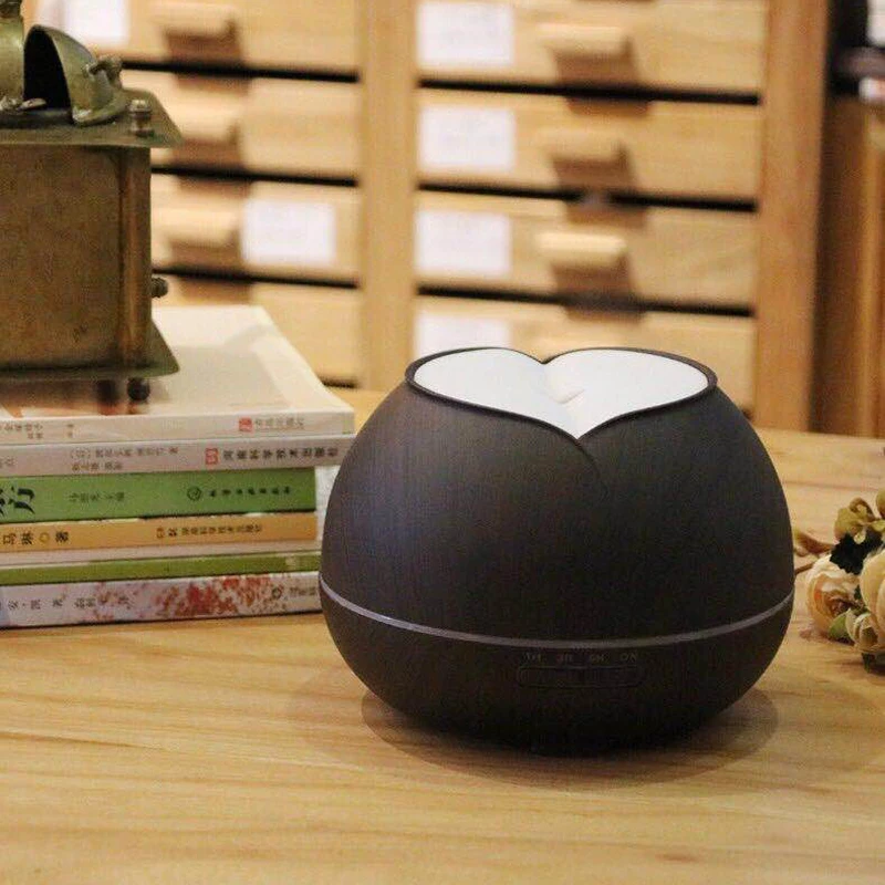 400ml Air Humidifier Essential Oil Diffuser Ultrasonic Cool Mist Maker Fogger with LED Aroma Lamp Electric Aromatherapy | Бытовая