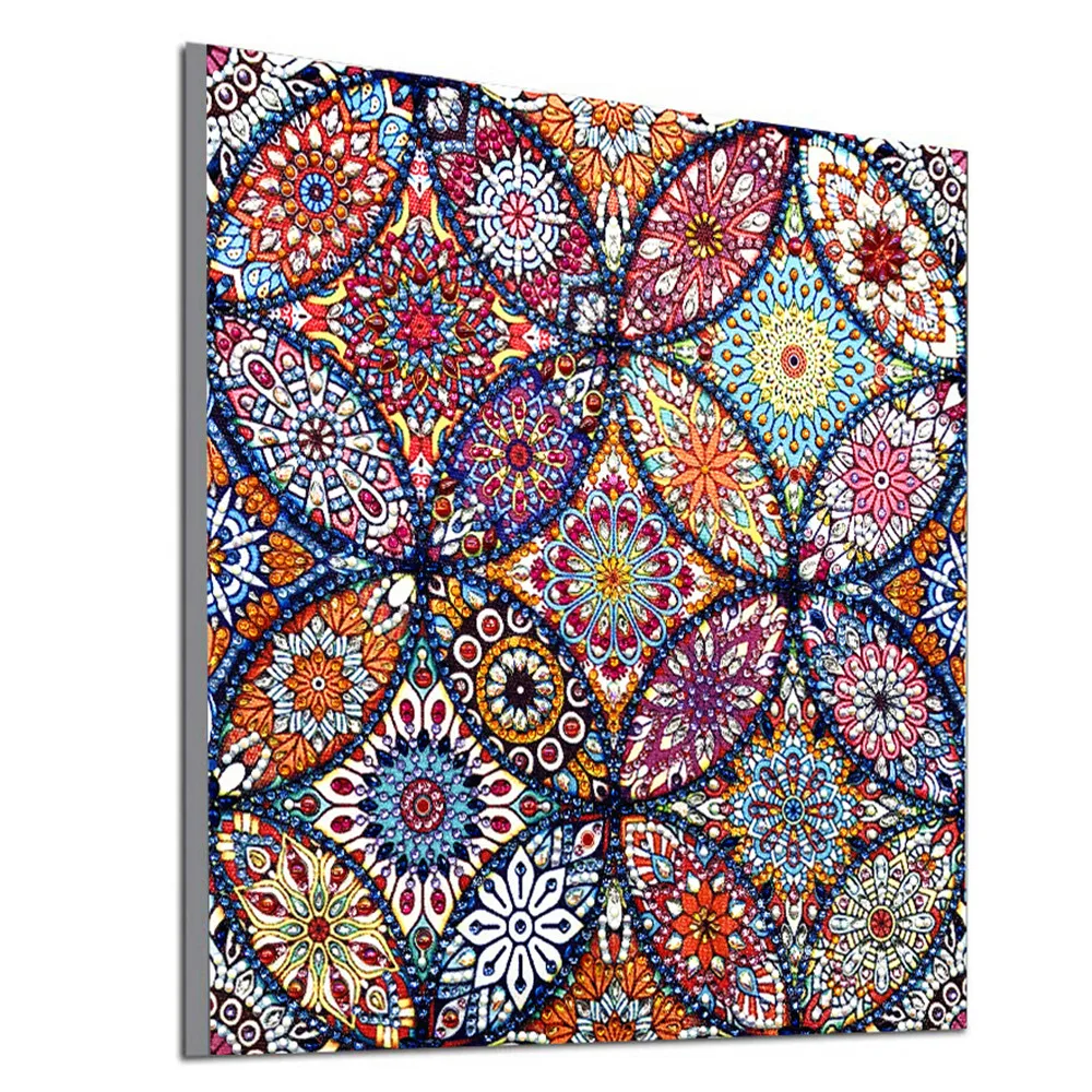 Special Shape Diamond Painting Mandala Flower Modern Pattern DIY 5D Part Drill Cross Stitch Kit Crystal Art