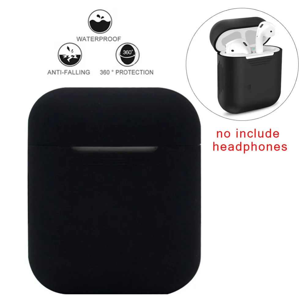 Защитный силиконовый чехол для наушников Airpods 9 цветов | Электроника