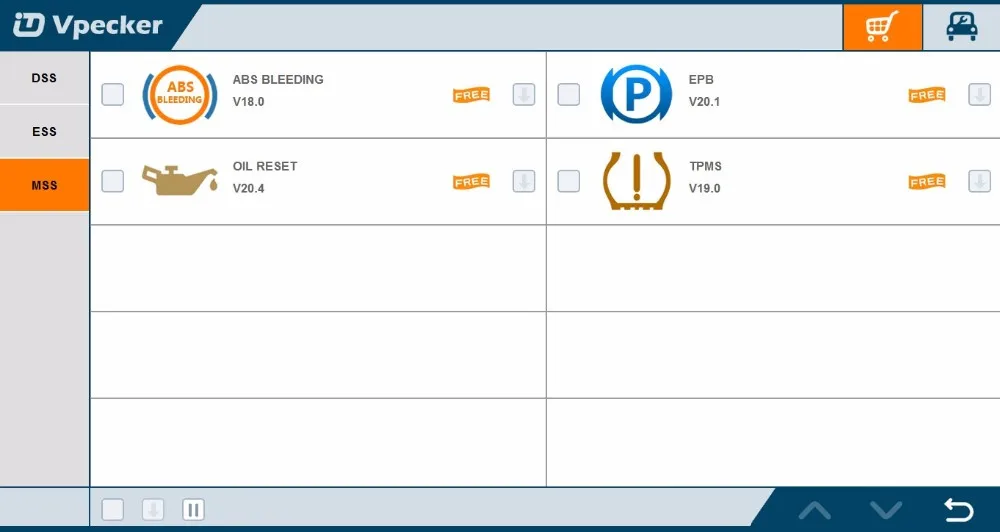 Автоматический сканер Vpecker EasyDiag V8.5 Wifi/Bluetooth OBDII 16-контактный разъем полные системы инструмент диагностики автомобиля