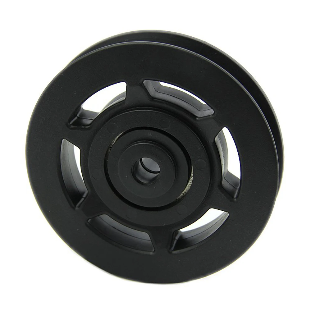 

10X Wholesale 95mm Black Bearing Pulley Wheel Cable Gym Equipment Part Wearproof