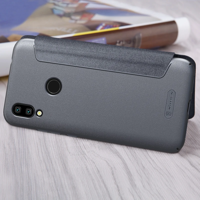 For Xiaomi Redmi 7 case Nillkin Sparkle Flip Case mobile phone house protector Protective | Мобильные телефоны и