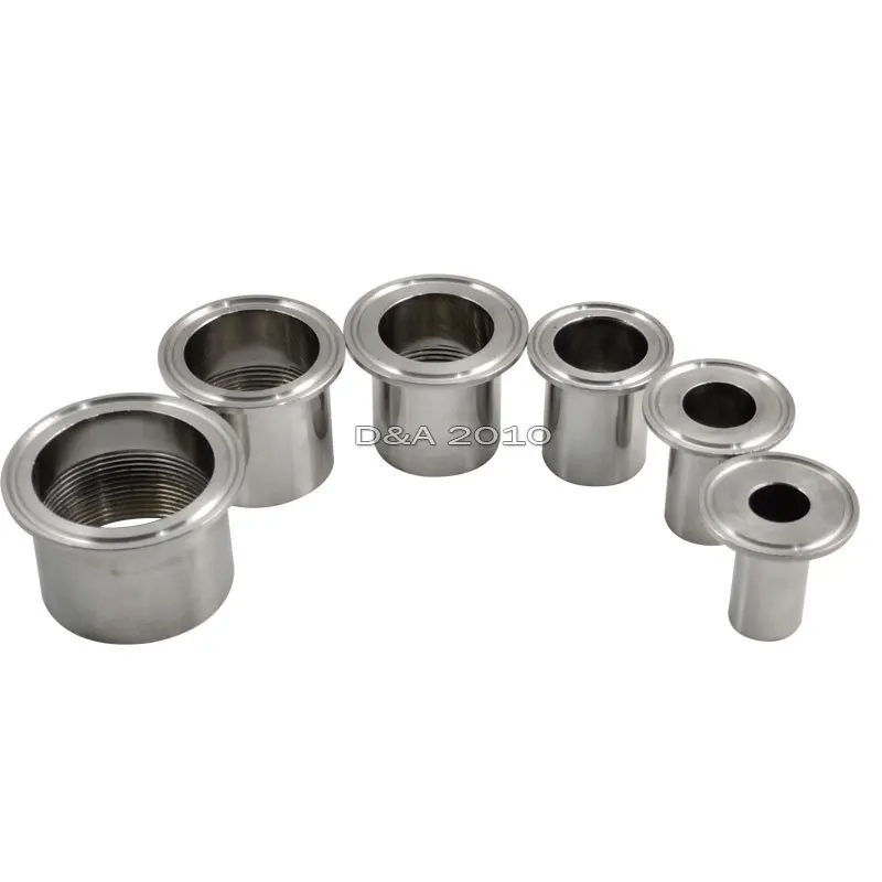 

MEGAIRON 3/4" DN20 Sanitary Female Threaded Pipe Fittings with Ferrule Stainless Steel SS316 Tri Clamp Type