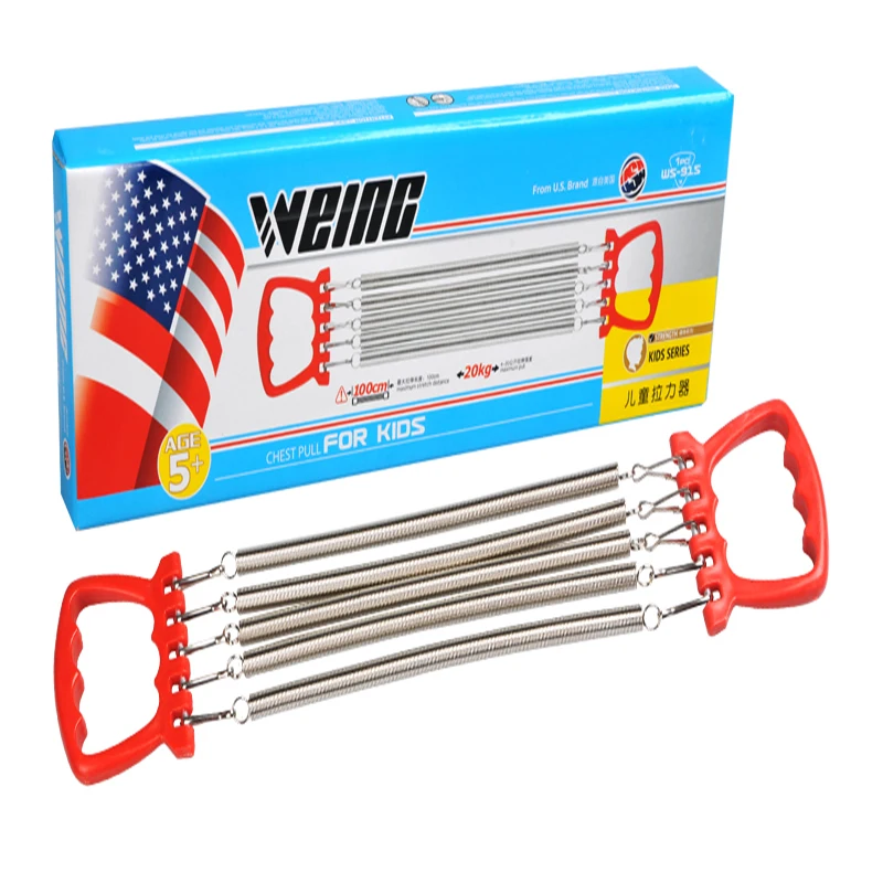 5 Springs Kid Chest Expander 20KG Hand Gripper Muscle Exerciser with Retail Box | Спорт и развлечения