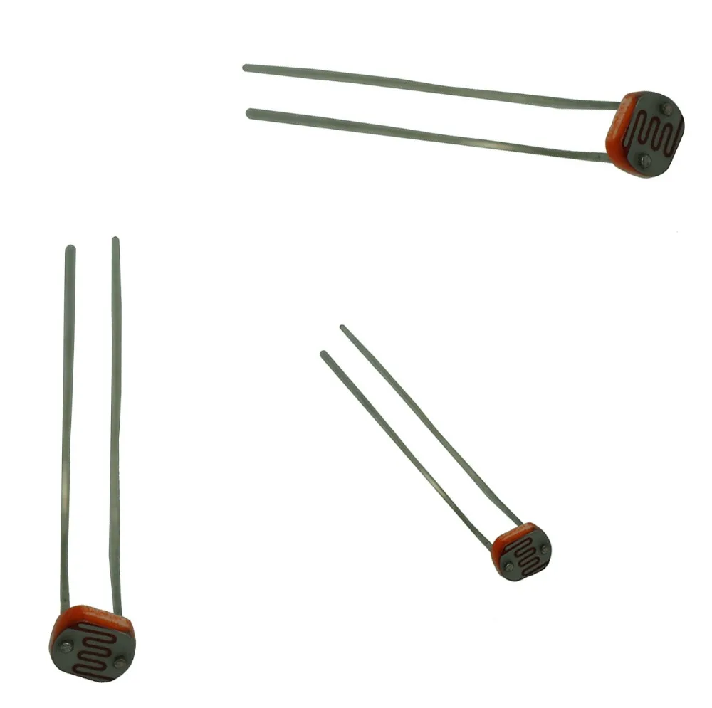 500PCS GL5516 5516 Light Dependent Resistor LDR 5MM Photoresistor | Электроника