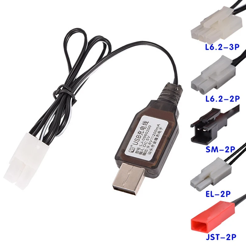 9 6 V Зарядное устройство USB встроенный чип Ni Cd/металл гидридных или никель Батарея