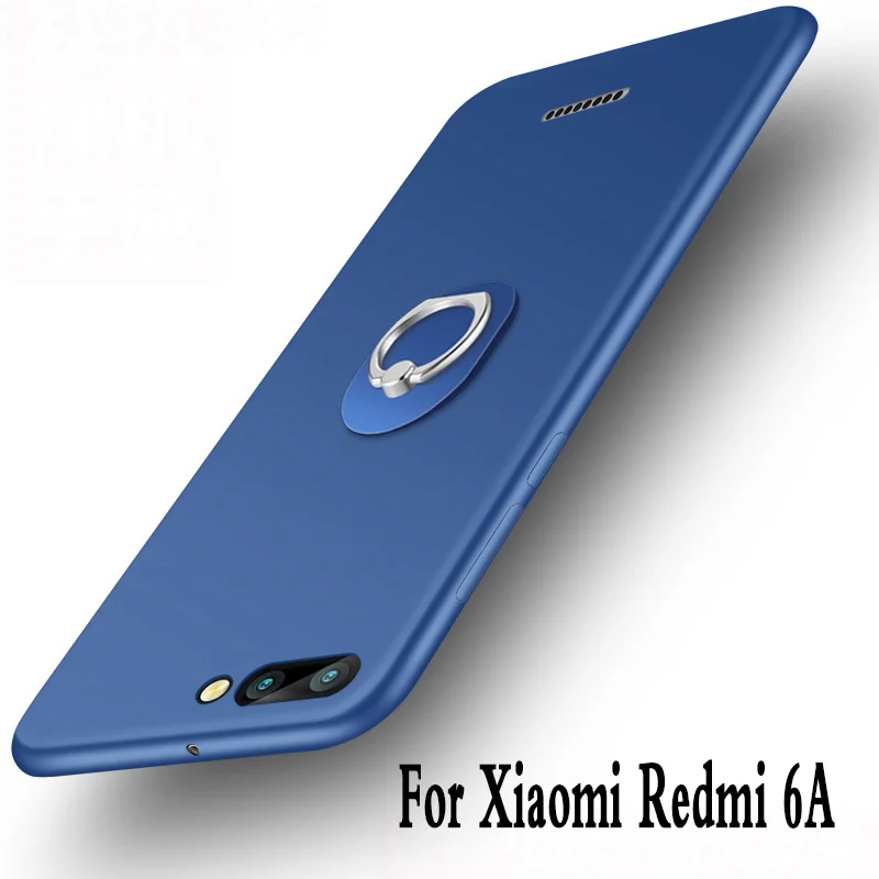 Чехол для xiaomi redmi 6A силиконовый мягкий роскошный защитный чехол 6a из ТПУ черный |
