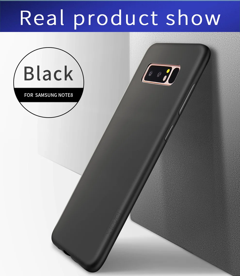 X-Level Guardian Ультратонкий Мягкий матовый чехол из ТПУ для Samsung Galaxy Note 8 Скраб задняя