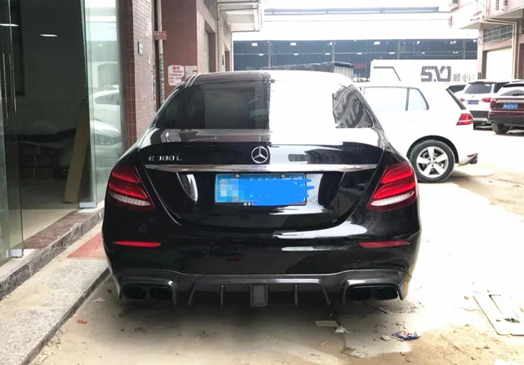 2016 + для Mercedes Benz E class W238 COUPE W213 спортивный корпус из углеродного волокна передний