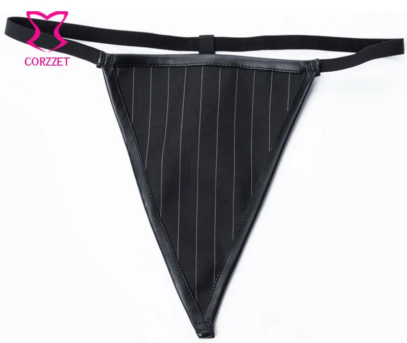 Черная полосатая хлопковая кожа со стальными косточками тренировочный корсет