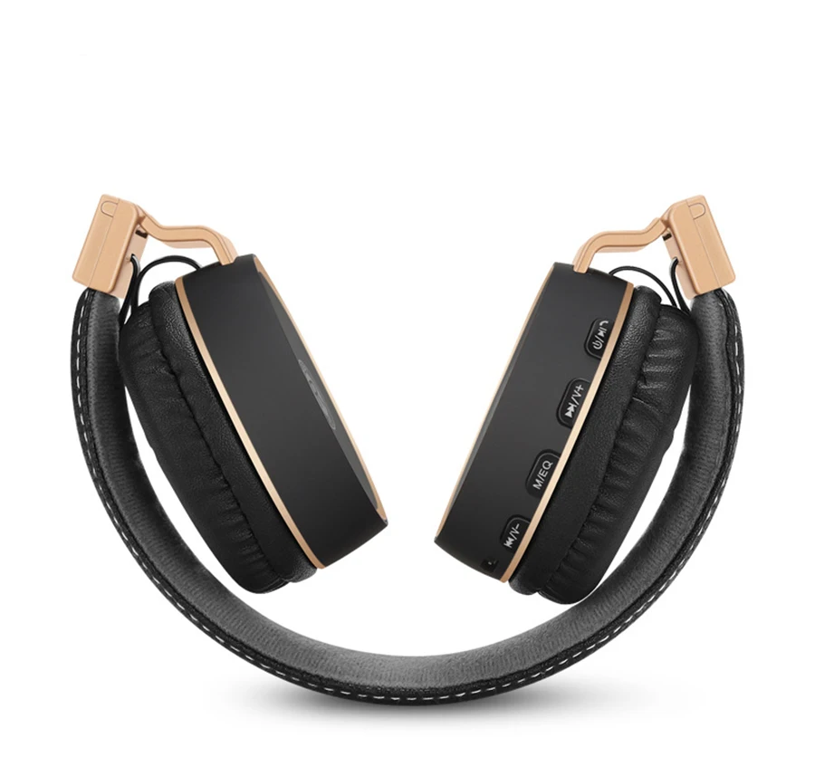 Новые Bluetooth музыка Беспроводной наушников моды Функция шумоподавления over ear с