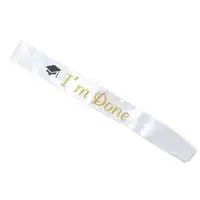 1pc Strap Выпускные фото реквизит набор холостяцкая Кепка вечерние принадлежности Выпускной фото стенд реквизит баннеры класса градусов вечерние украшения - Цвет: 1pc Strap