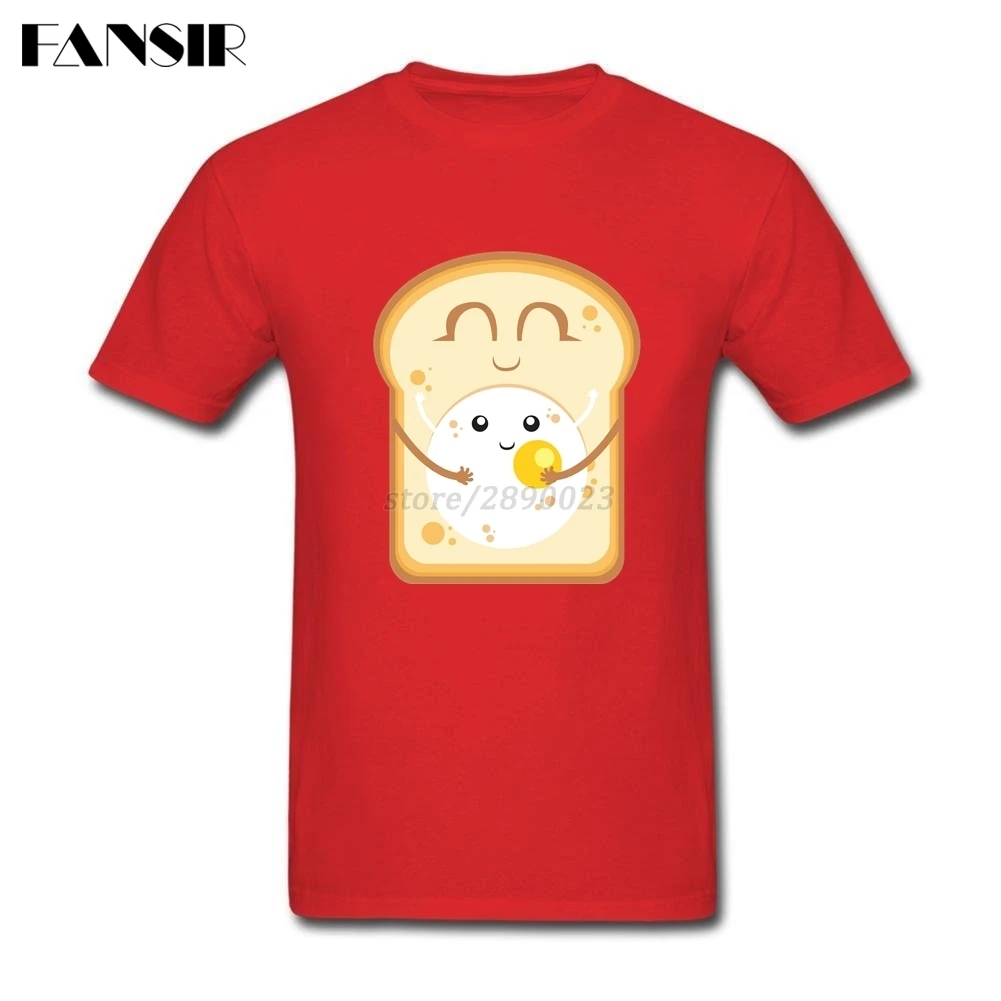 Хлеб облегают яйца Для мужчин футболка последняя дизайнерская рубашка Мужчин's