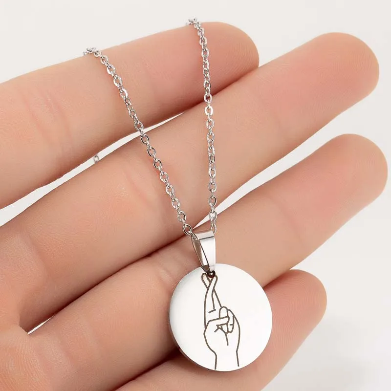 Yiustar мини элегантные милые жесты ожерелья женские ювелирные изделия колье