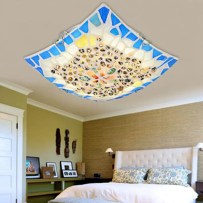 Потолочный светильник ручной работы в средиземноморском стиле освещение для