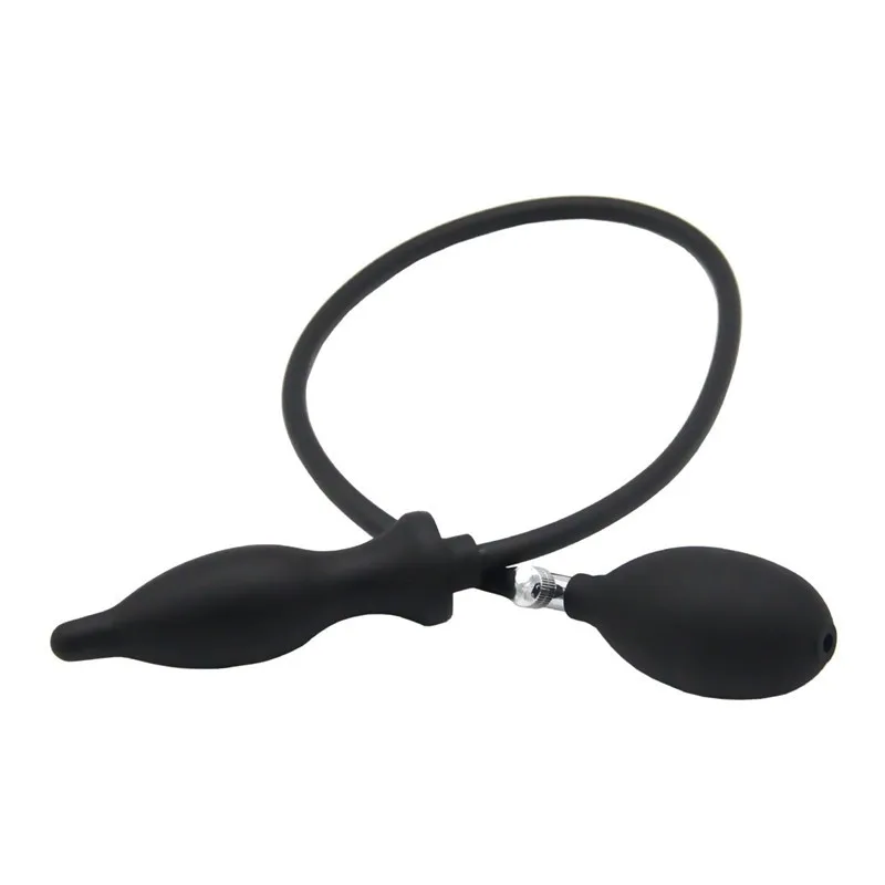 Фаллоимитатор анальная пробка для надувания Анальная расширяемый Силиконовый