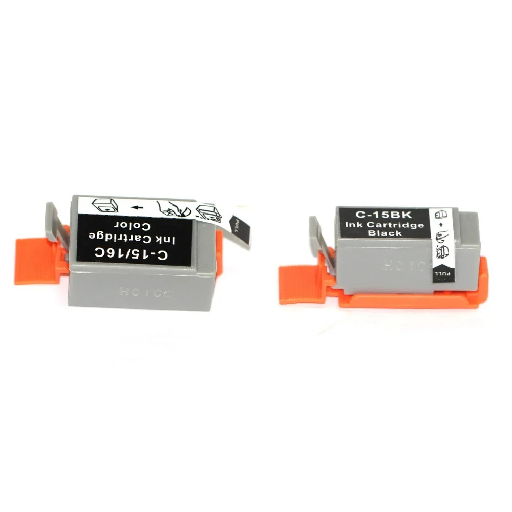 

Full ink 2 PCS ink Cartridge BCI-15 BCI 15 BCI-16 BCI 16 BCI-15/16 for Canon I70 I80 I90 I70I Pixma IP90 IP90V Selphy DS700