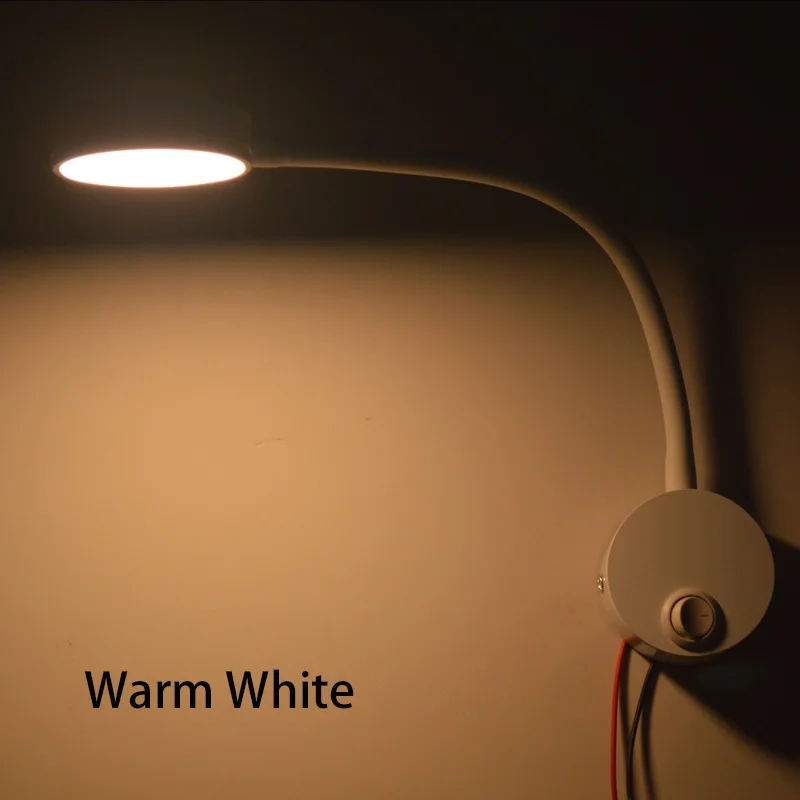 Продажа Светодиодная настенная лампа с гибкими шлангами для дома, гостиницы, прикроватная лампа для чтения, современные модные светильники для кни...