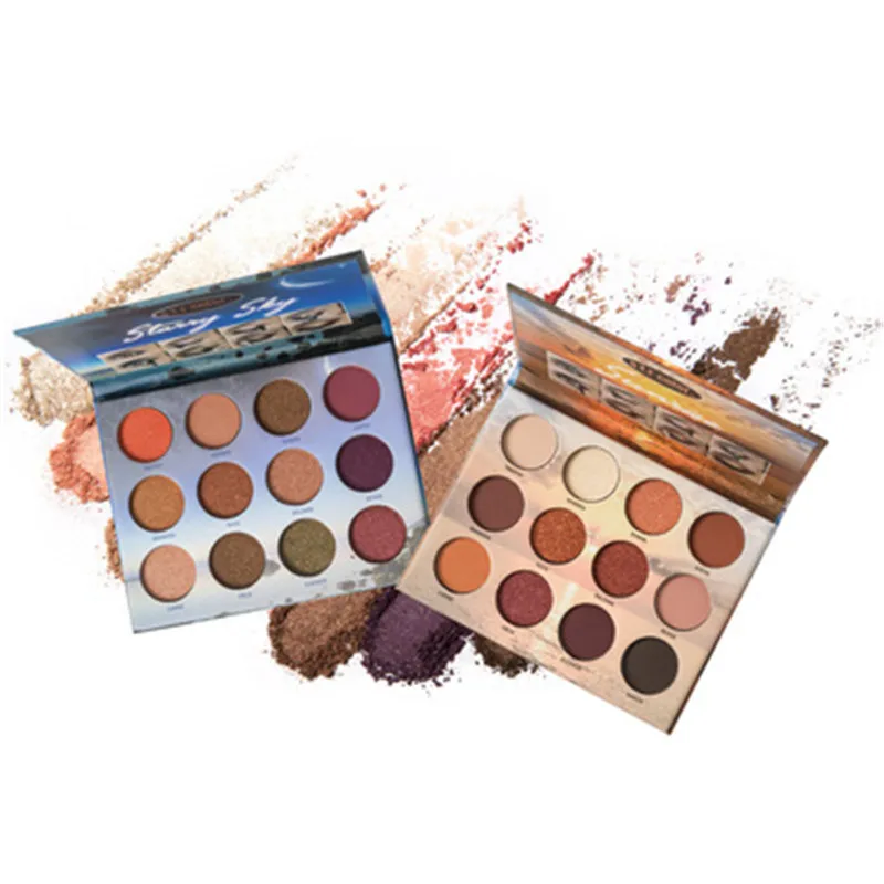 New Glitter Eyeshadow Makeup Pallete Matte Eye Shadow Shimmer Make up Powder Pigment Nude Sombras Magnetic Palette Cosmetics |