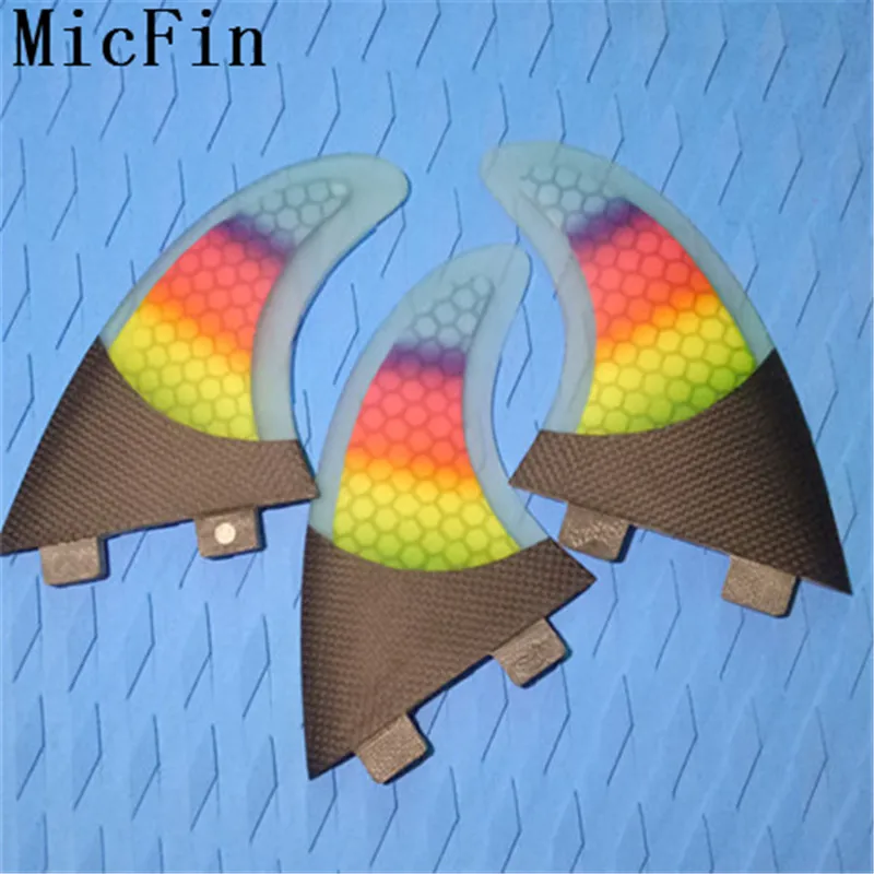 Micfin ласты для серфинга радужные строительные размер M Стекловолоконные сотовые