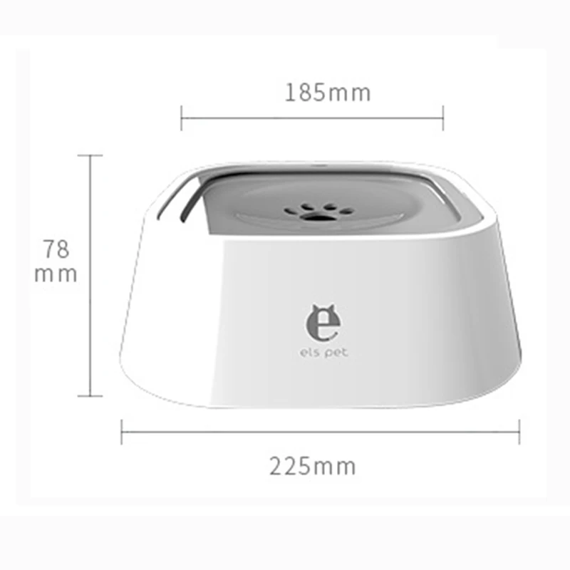 SMARTPET 1L анти разбрызгивание собака чаши плавающий не моча рот чаша собаки