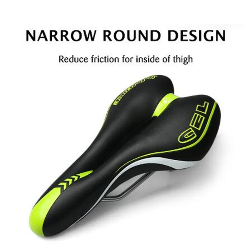 INBIKE PU Leather Bicycle Saddle MTB Road Mountain Bike Cycling Hollow Seat Soft Cushion Parts Accessory CF125GU | Спорт и