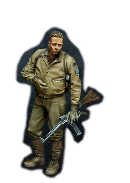 [Tuskmodel] полимерная смола масштаба 1 35 комплект модели фигурки WW2 США командир танка