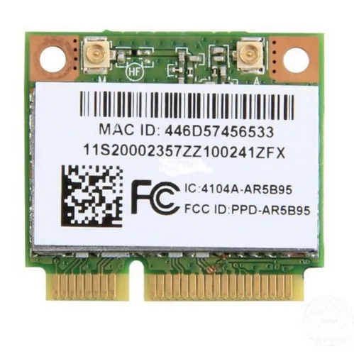 Atheros AR5B95 AR9285 802.11b/G/N V460 G460 B560 Z460 Z560 Y460 Z475 E46a E46g E46L G455 X230 G480 WIFI CARE WLAN | Компьютеры и офис