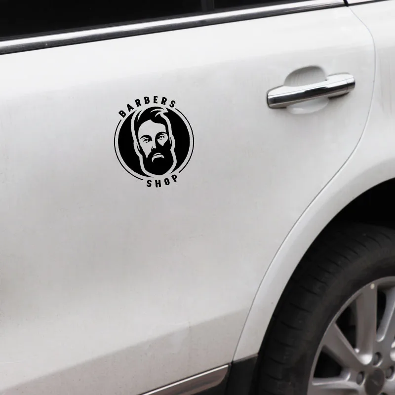 YJZT 12.3CM*14.1CM Hair Stylist Salon Hairdresser Barber Shop Vinyl Car Sticker C22-0179 | Автомобили и мотоциклы