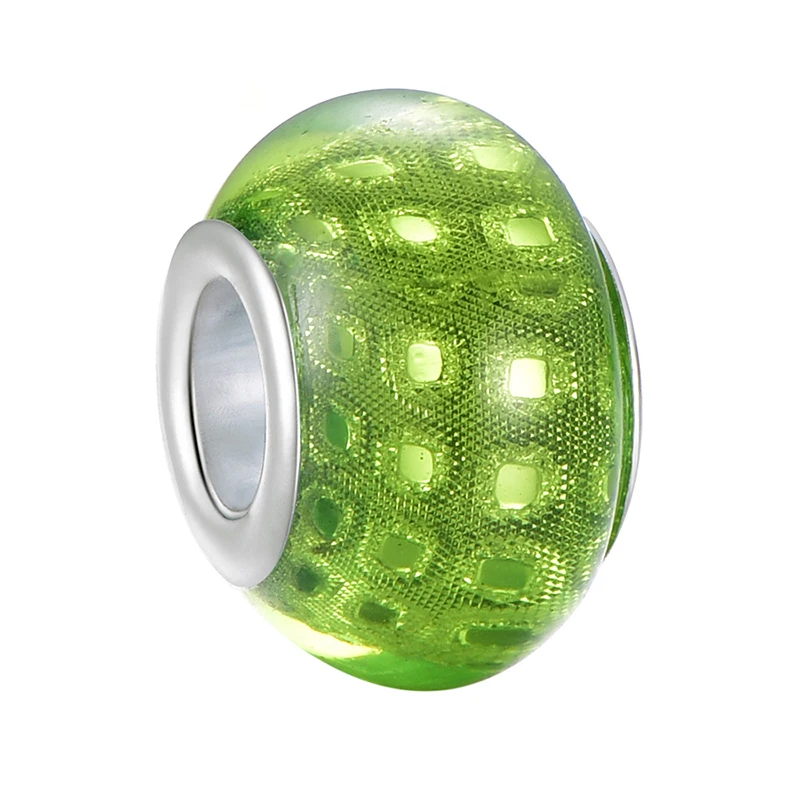 Бесплатная доставка европейские Красочные Бусины-шармы из муранской смолы