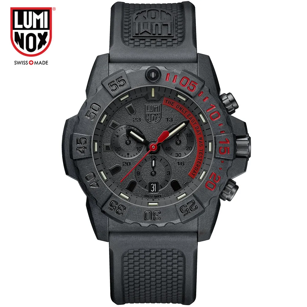 Luminox Часы мужские Relojes Hombre военные мужские часы спортивные кварцевые часы мужские s часы водонепроницаемые Relogio Masculino erkek kol saati - Цвет: XS.3581.EY