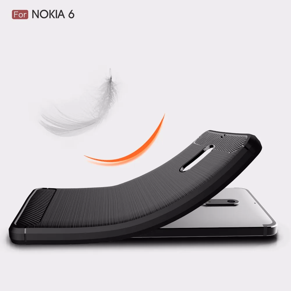 Противоударный кожаный чехол для Nokia 5 TA-1053 TA-1024 TA-1027 TA-1044 задняя крышка телефона