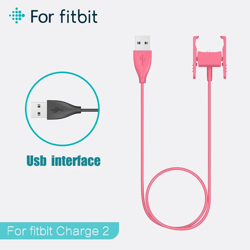Быстрая зарядка USB кабель для Fitbit Charge 2 зарядное устройство браслет на запястье подходит для замены бит для Fitbit Charge2 браслет адаптер