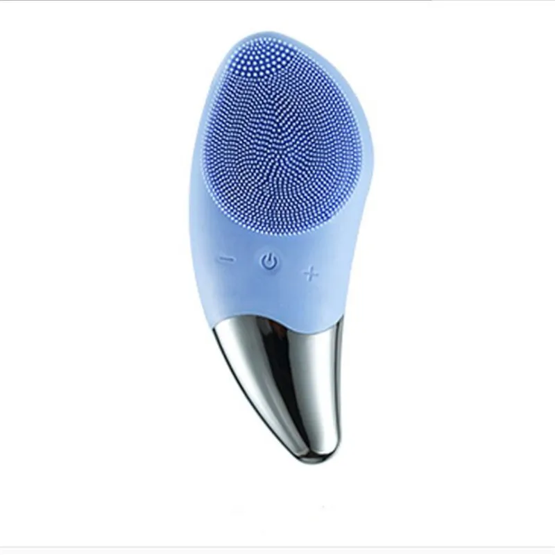 Ultrasonic Electric Facial Cleansing Face Washing Brush Vibration Skin Blackhead Remover Pore Cleaner Massage USB Rechargeable | Красота и