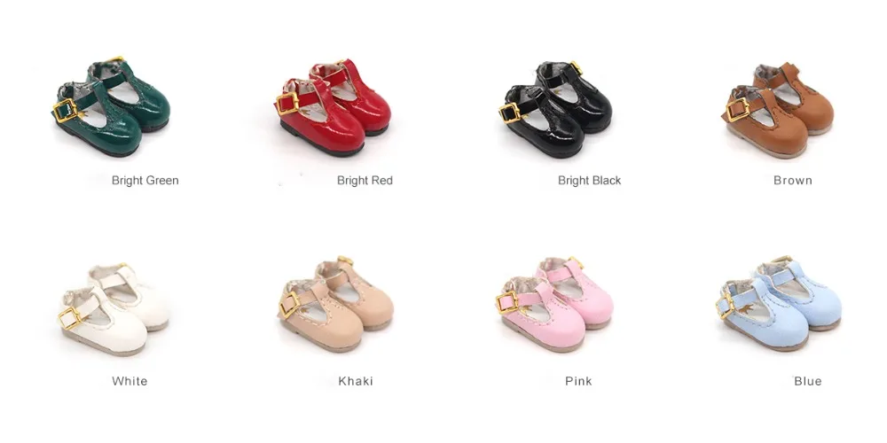 

2.3cm Length shoes for dolls fashion T-shoes available for OB11 cu-poche middle blyth dolls accessories wild shoes
