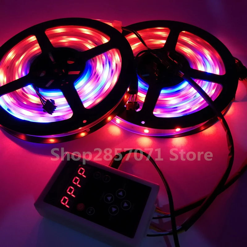 5 м RGB Мечта Волшебная Светодиодная лента DC12V 6803 IC IP67 водонепроницаемая