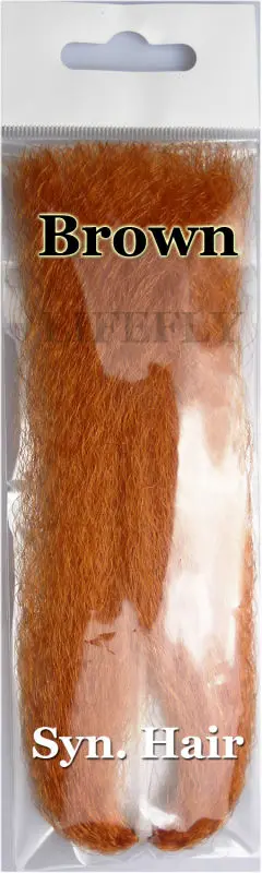 

Brown Color, 10 Packs Synthetic Hair, Super Hair, Fly Tying, Jig, Lure Making, Fishing