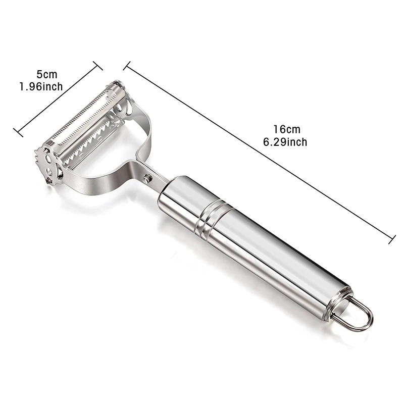 

1PC Stainless Steel Multi-function Peeling Machine Vegetable Peeling Machine Convenient Practical Kitchen Gadget Accessories